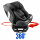 Aga Autósülés i-Size 360° 0-36 kg DS1824 Fekete