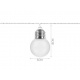 LED fényfüzér izzók meleg fehér 20db ISO 8623