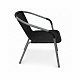 Aga Kerti szék RATAN Szürke/Fekete