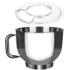 Konyhai robotgép 6,2l, 2200 W Fekete Ruhhy 16745