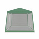 Aga Kerti pavilon szúnyoghálóval 2,4x3 m Zöld