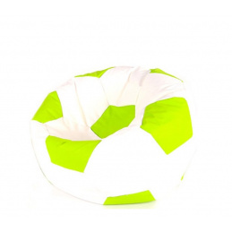 Aga kanapé táska BALL XXXL világoszöld - fehér