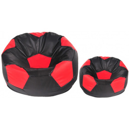 Aga kanapé táska BALL XXXL Piros - Fekete