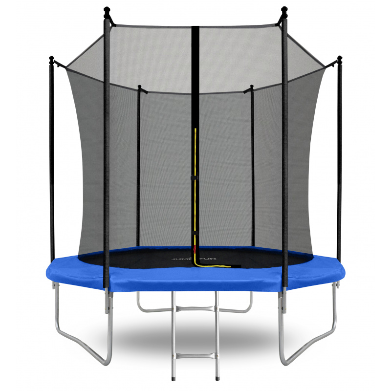 Aga SPORT FIT Trambulin 250 cm Kék + belső védőháló + létra