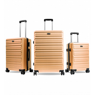 Aga Travel Bőröndkészlet MR4657 Narancssárga