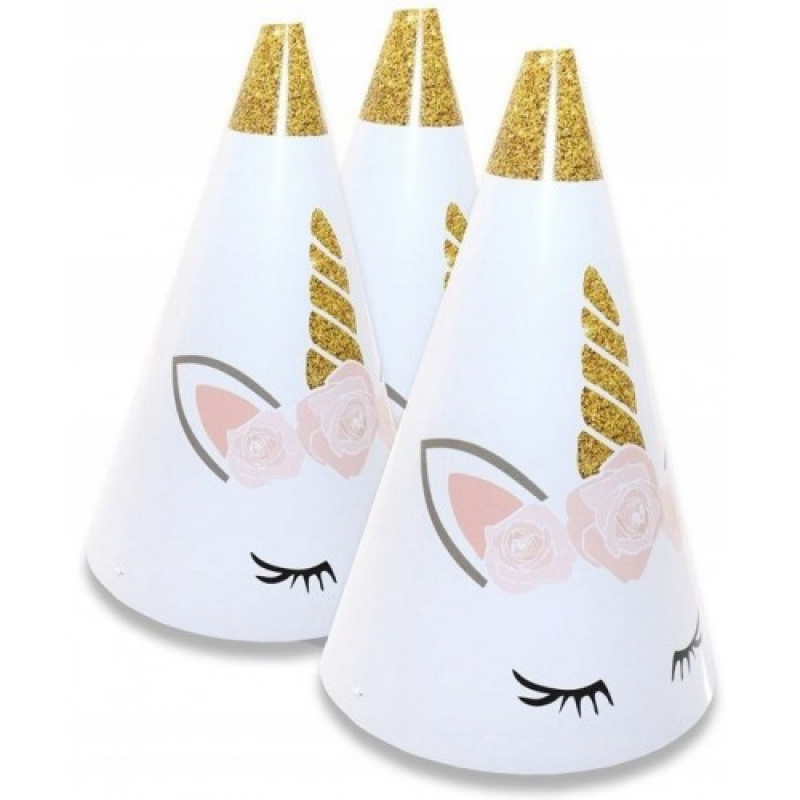 Aga4Kids Party egyszarvú sapka 6 db