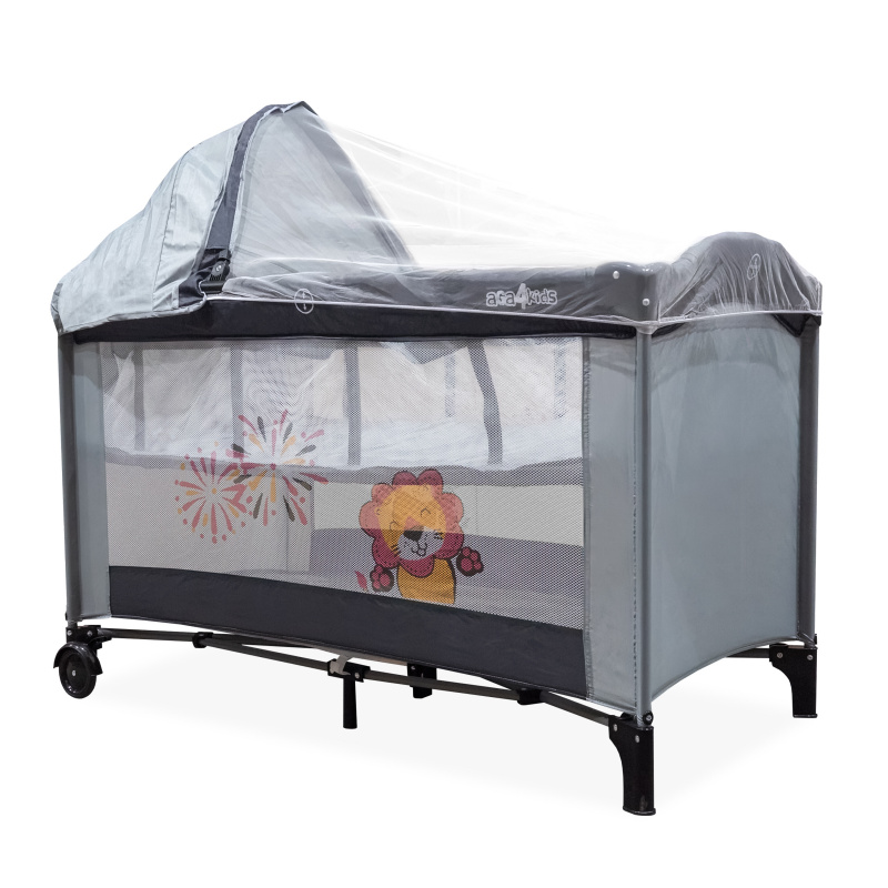 Aga4Kids Utazóágy MR6671 Világosszürke