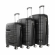 Aga Travel Utazási bőröndkészlet MR4681 Fekete