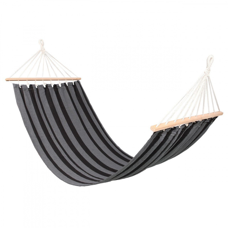 Linder Exclusiv Hintaszék 200x80 cm Fekete/antracitszürke