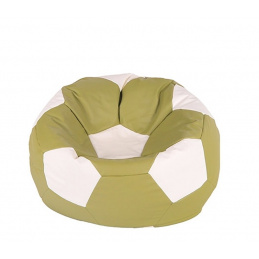 Aga kanapé táska BALL XXXL fehér - olajzöld