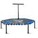 Aga Smart FITNESS trambulin 130 cm kék + fogantyú