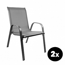 Aga 2x Kerti szék MR4400GY-2 Szürke