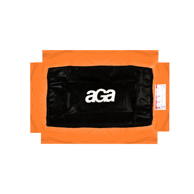 Aga Rúgóvédő téglalap alakú trambulinhoz 122x183 cm Narancssárga