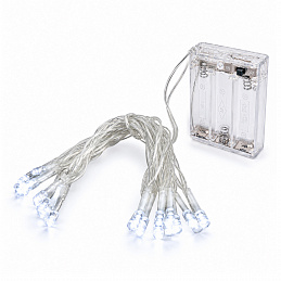 Linder Exclusiv Karácsonyi lánc elemmel 30 LED Hideg fehér