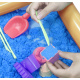 Aga4Kids Kinetikus homok 3 kg + homokozó + formák