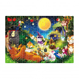 Aga4Kids Gyerek puzzle Állatok az erdőben 216 darabos