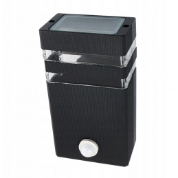 LED kültéri lámpa INEZ fekete PIR - 1 x GU10 - 230V