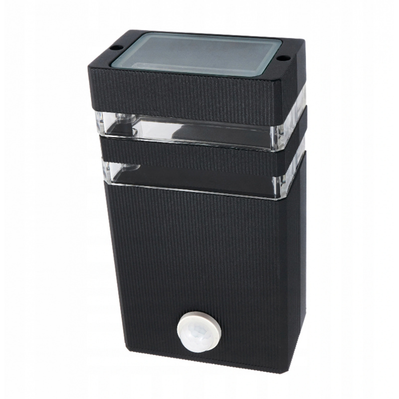 LED kültéri lámpa INEZ fekete PIR - 1 x GU10 - 230V