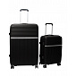 Aga Travel MR4679 bőröndszett Fekete L+S - II. OSZTÁLY