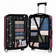 Aga Travel MR4652 bőröndszett bordó