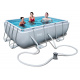 Bestway Power medence, acélkeretes  2,82 x 1,96 x 0,84 m 56629 + szűrőbetétes szűrés