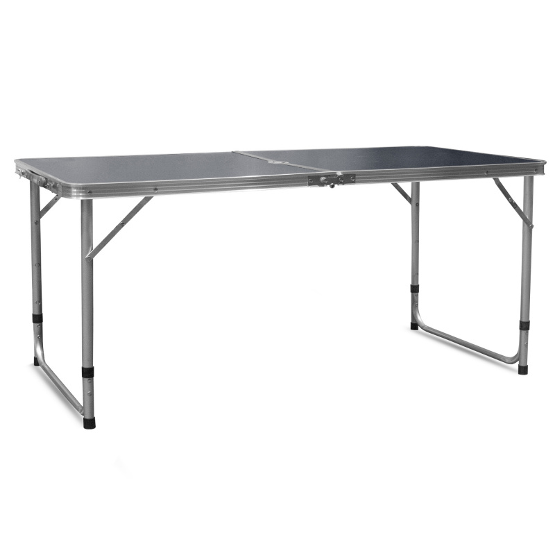 Aga Összecsukható kempingasztal 120x60x54/60/70 cm Szürke