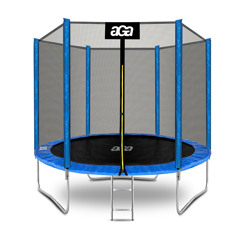 Aga SPORT TOP Trambulin 250 cm Kék + védőháló + létra
