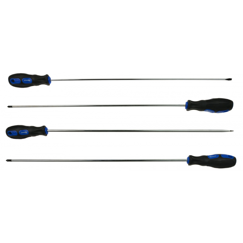 Geko Hosszabbított csavarhúzó készlet 450mm 4db