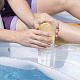 Bestway 43028 Felfújható matrac háttámlával Átlátszó