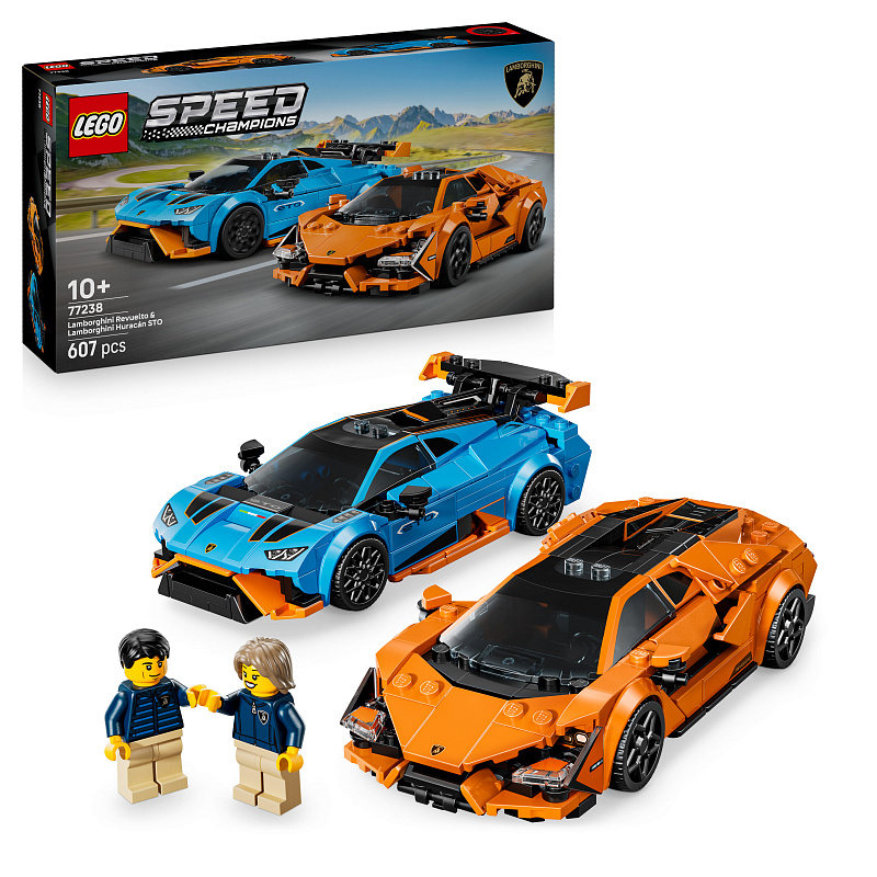 LEGO® Speed Champions 77238 Lamborghini Revuelto és Huracán STO
