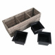 Aga Rattan virágtartó 81x27x27 cm