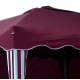 Linder Exclusiv pavilon ALU 3x3 m PO2408 Burgundia