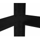 Aga Fém polc 180x90x40 cm 5 polc Fekete