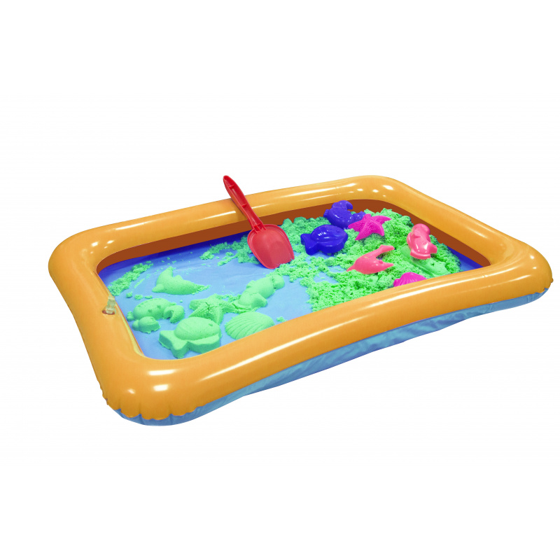 Aga4Kids Kinetikus homok 3 kg + homokozó + formák