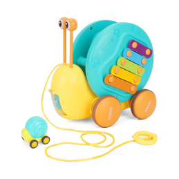 Aga4Kids Húzható csiga xilofonnal Kék