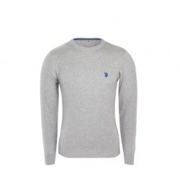U.S. Polo ASSN. Pulóver ROUND-NECK szürke