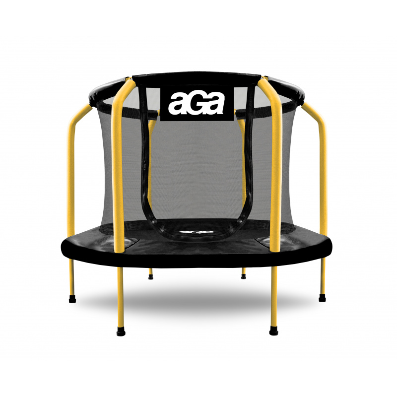 Aga Gyermek trambulin 150 cm Fekete-sárga