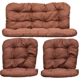 Aga párnák rattan szett BAHAMA Brown