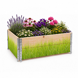 Aga Emelt ágyás 120x80x40 cm Fű
