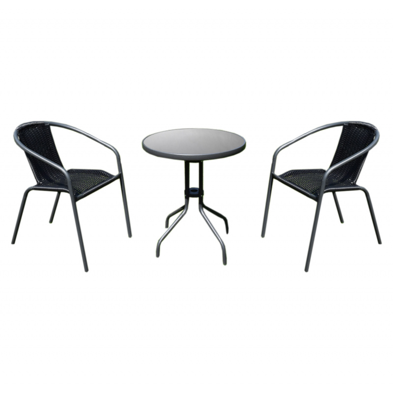 Aga kerti szett TERASZTEREM SZETT antracit