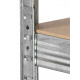 Kynast fém polc 180x90x40 cm 5 polc Ezüst