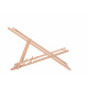 Aga Fa Dönthető Összecsukható Napozóágy Sárga