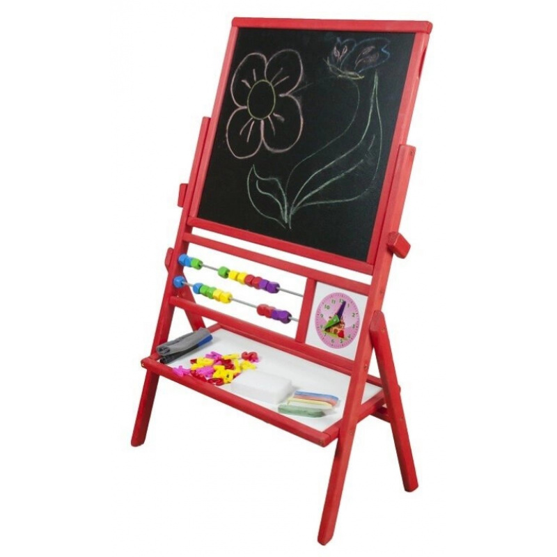 Aga4Kids Kétoldalas Gyermek Tábla TC Piros
