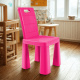Doloni Gyermek műanyag szék Rózsaszín