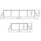 Bestway Steel Pro medence4,00 x 2,11 x 0,81 m 56424 + szűrőbetétes szűrés