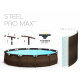 Bestway Steel Pro Max Rattan 3,66 x 1 m 56709 + Patrongyűrűs szűrő + Létra