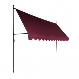 Aga Teleszkópos napellenző 300x120 cm Bordó