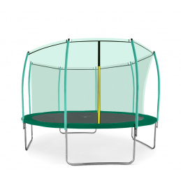 Aga SPORT FIT trambulin 366 cm Sötétzöld + belső védőháló