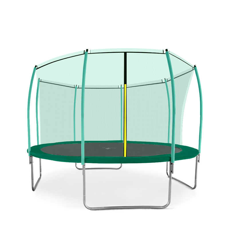 Aga SPORT FIT trambulin 366 cm Sötétzöld + belső védőháló