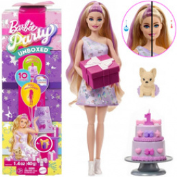 Mattel Barbie Party Unboxed baba a sorozatból: Születésnap + csivava kutya ZA6065 univerzális Mattel Barbie Party Unboxed baba a sorozatból: Születésnap + csivava kutya ZA6065 univerzális